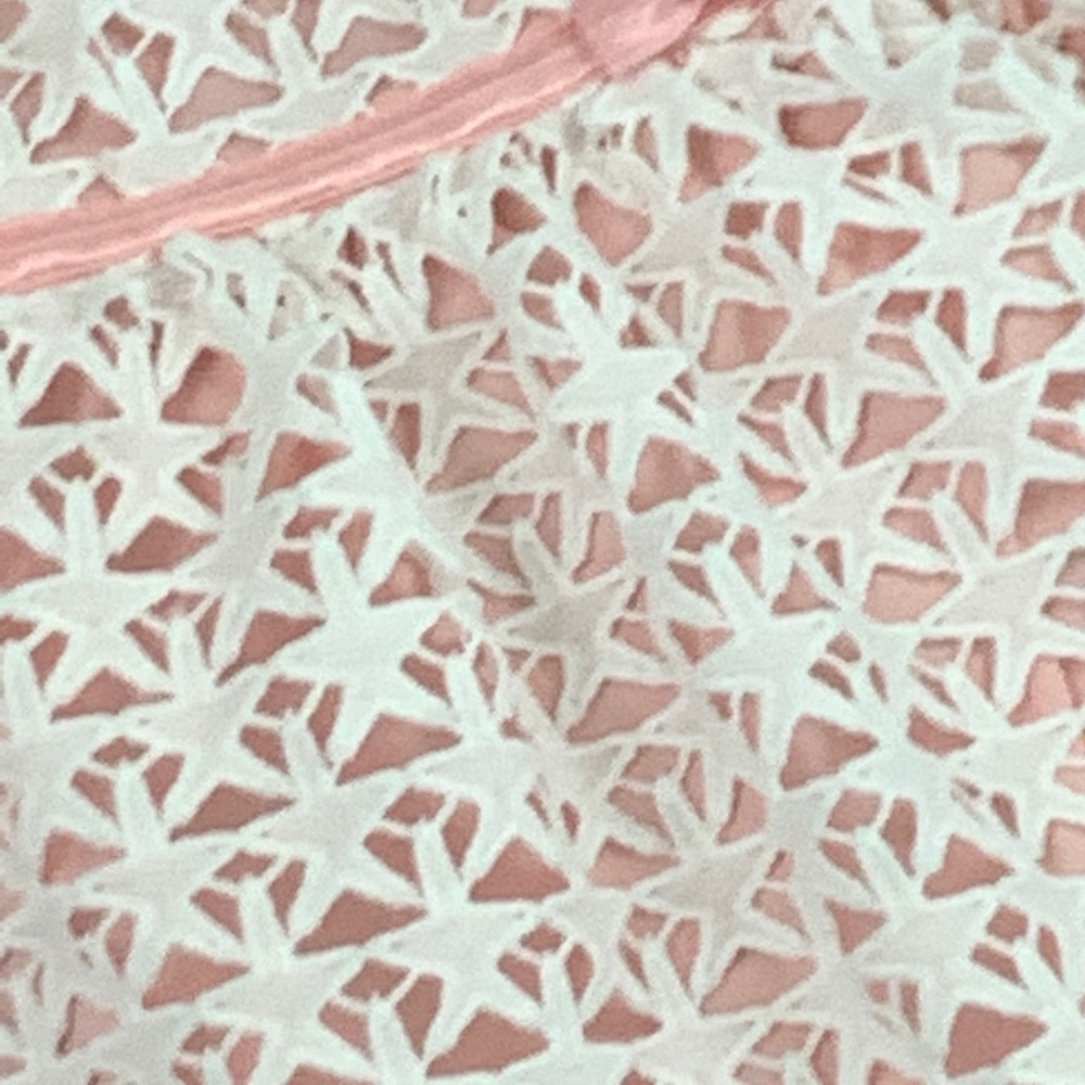 Ava & Yelly White Stars with Pink Lining Dress - Picture 5 of 7